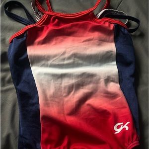 GK Elite Red White and Blue Leotard! 🍄🦋
